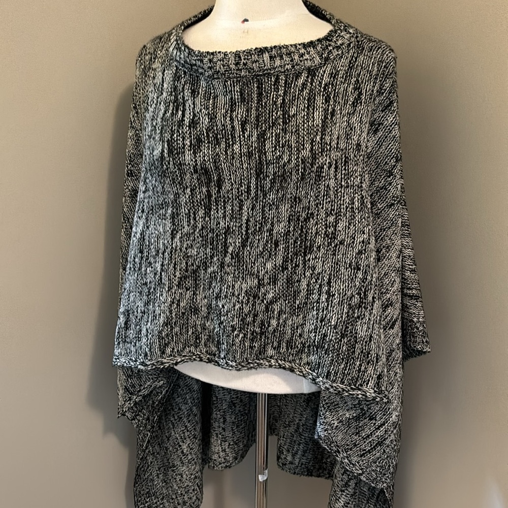 Do Everything In Love Asymmetrical Poncho Cape One Size